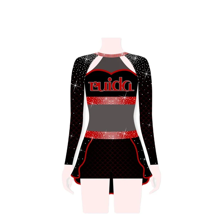 Wholesale Cheer Dance Costumes Free Design Cheering Uniforms High Quality Cheerleading Warm Ups Custom Cheer Jackets Cheerleadin