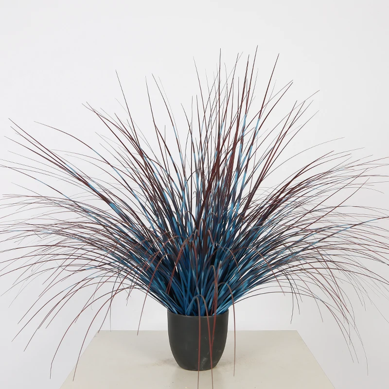 70CM Artificial Plant Colorful Onion Grass with Pot Home Garden