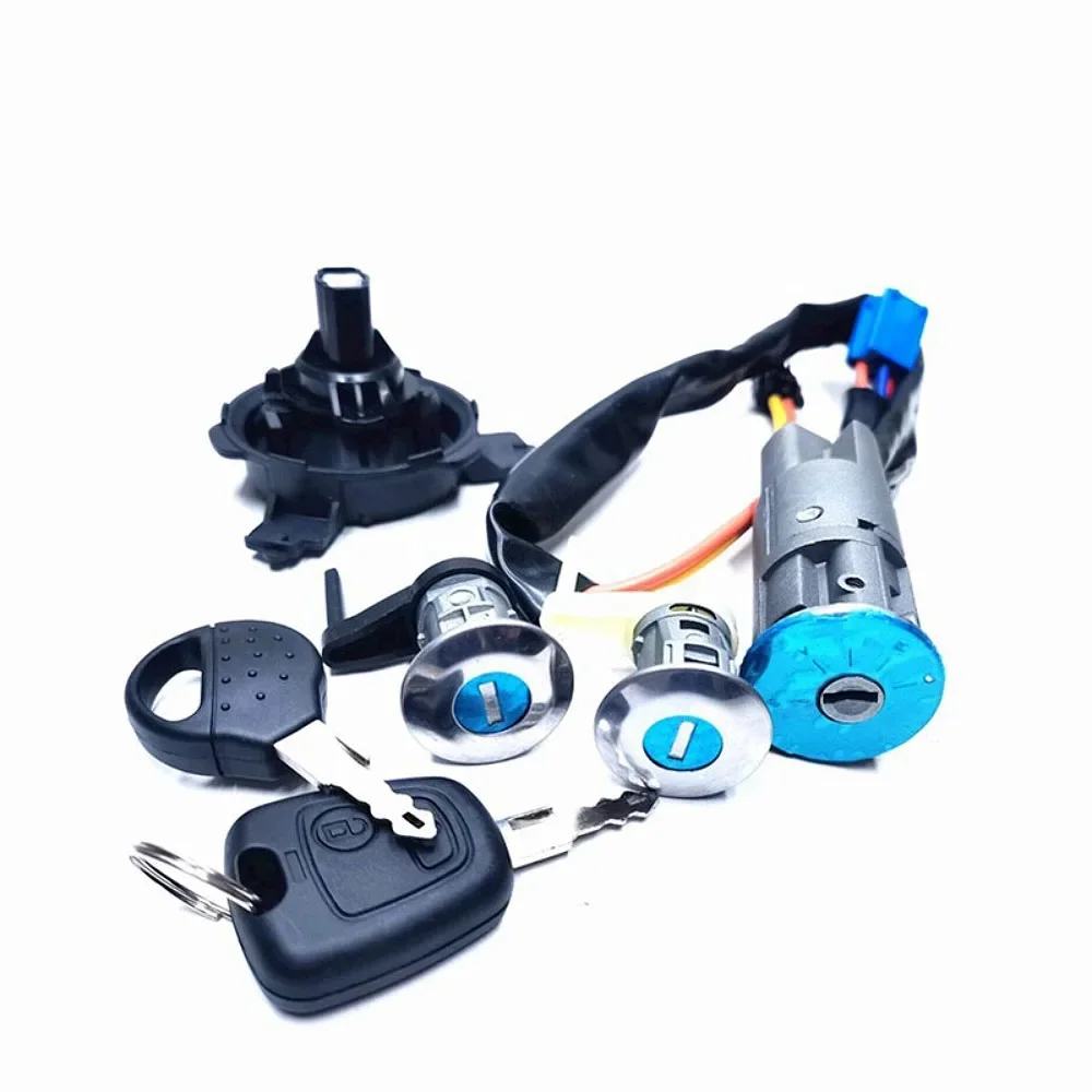 Suitable for Peugeot 206 206CC Citroen C2 Full Car Starter Ignition Fuel Tank  Door Lock Model 4162EW