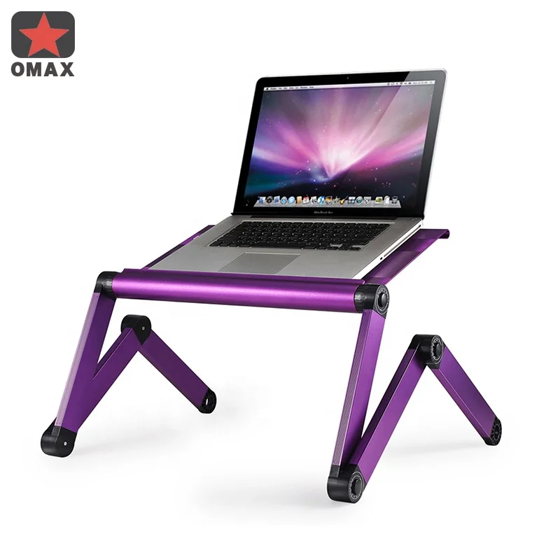 Foldable Lap Desk Folding Bed Stand Up Laptop Sofa Desk