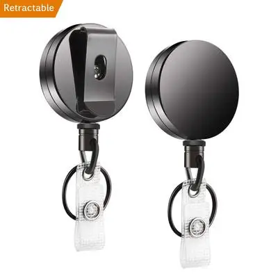 Hot Sell Amazon wholesale heavy duty retractable metal badge holder