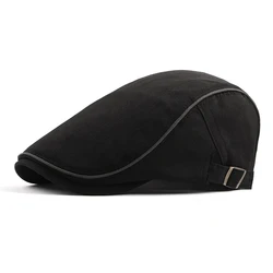 Wholesale classic Fashion Polyester Cotton Newsboy Painter Beret Hat  Custom Ivy Caps For Men