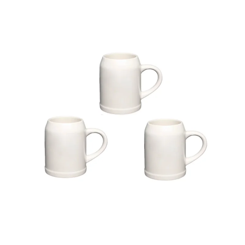 Mini White Porcelain Beer Cup Wholesale Shot Glasses of Custom Design