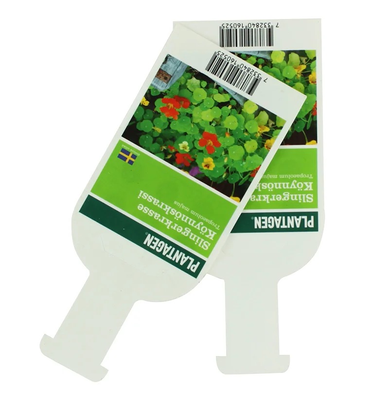 Custom made PP material waterproof plant name tag label