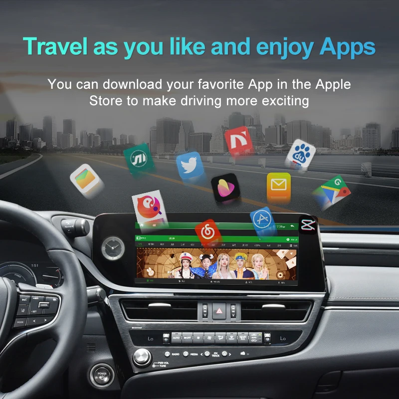 Ai box usb obd carplay dongle android system 4GB + 64GB wireless Android auto android Carplay ai smart box