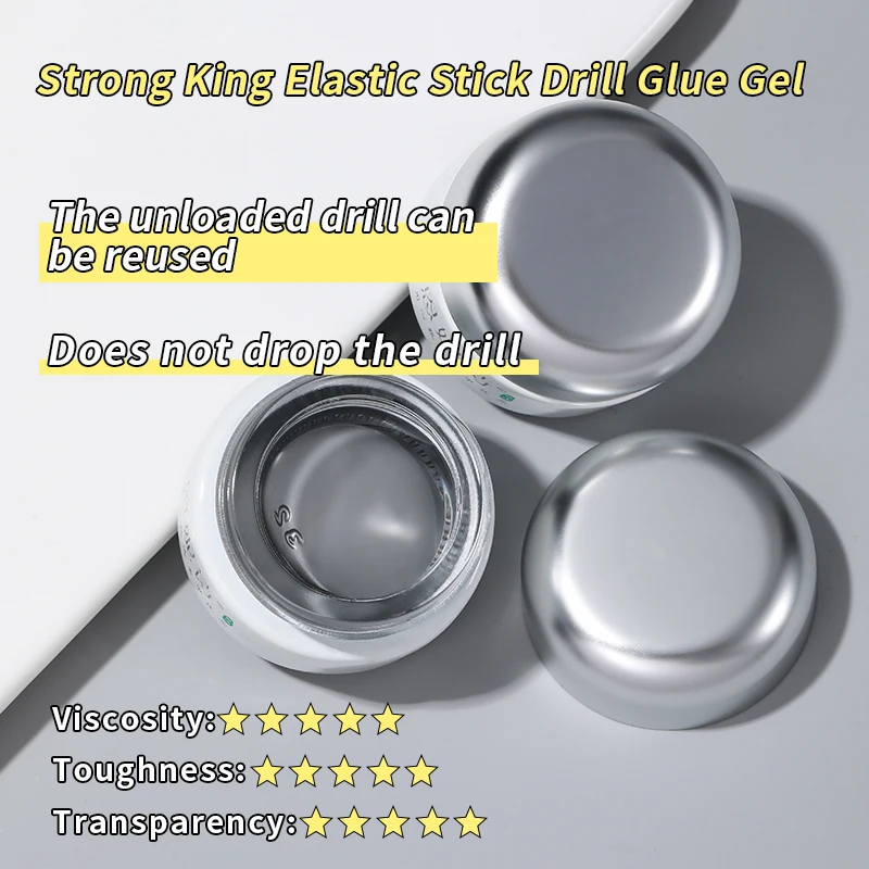 Wholesale 8g Reinforce Solid Nail Glue Gel and UV Rhinestone Nail Glue 3d Nail Decoration Glue