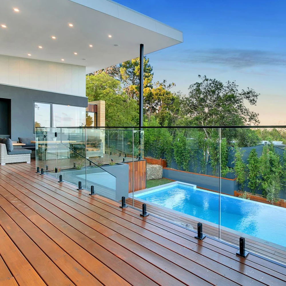 YL cheap glass railings outdoor balcony fence spigot 2205