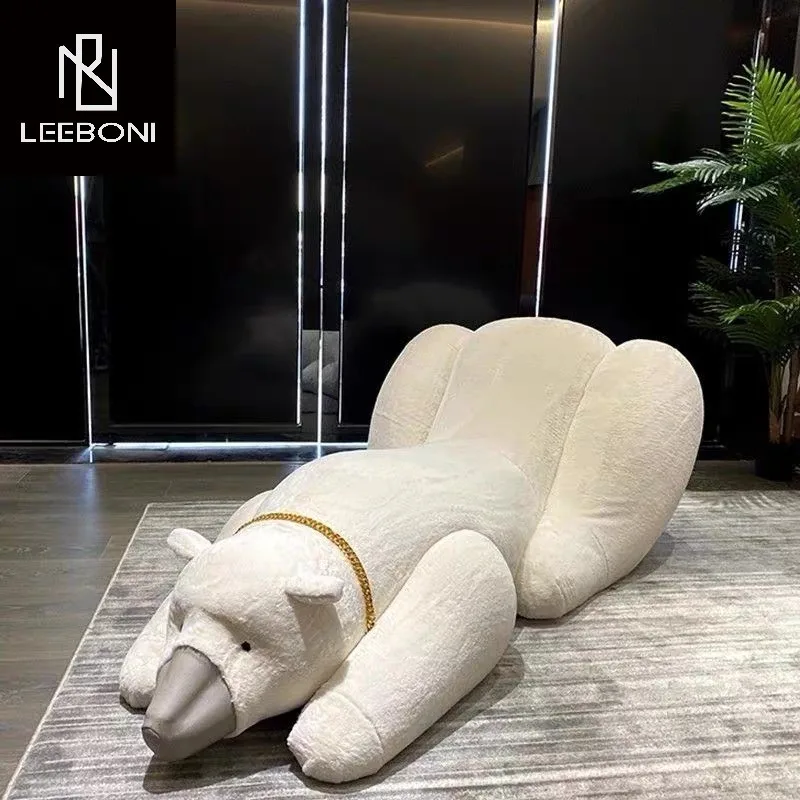 Manufacture Custom Made Luxury Papa Bear Leisure Sofa Chair Velvet Upholster Lounge Chair For Home Livingroom