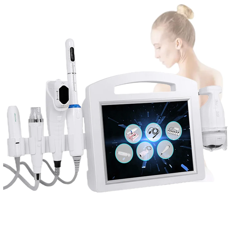Latest Anti Aging Wrinkle Removal Face Eye Neck Lifting Skin Vaginal Tightening 2 3 4 5 6  in 1 Ultrasound Beauty Machine