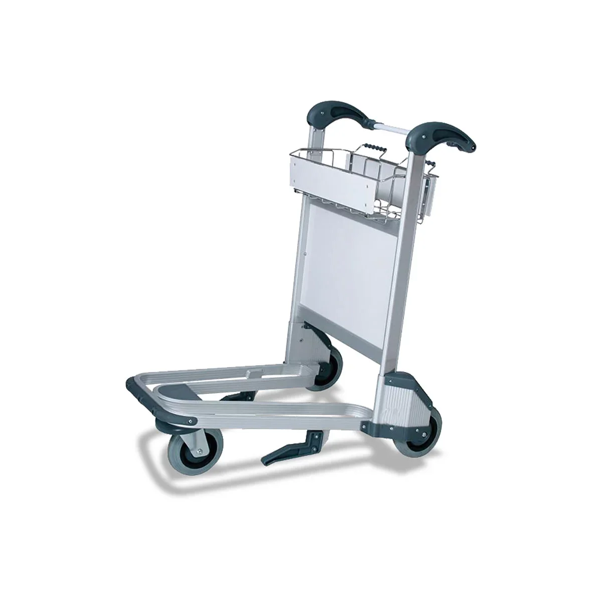 Aluminum Alloy Luggage Airport Trolley with Auto Brake