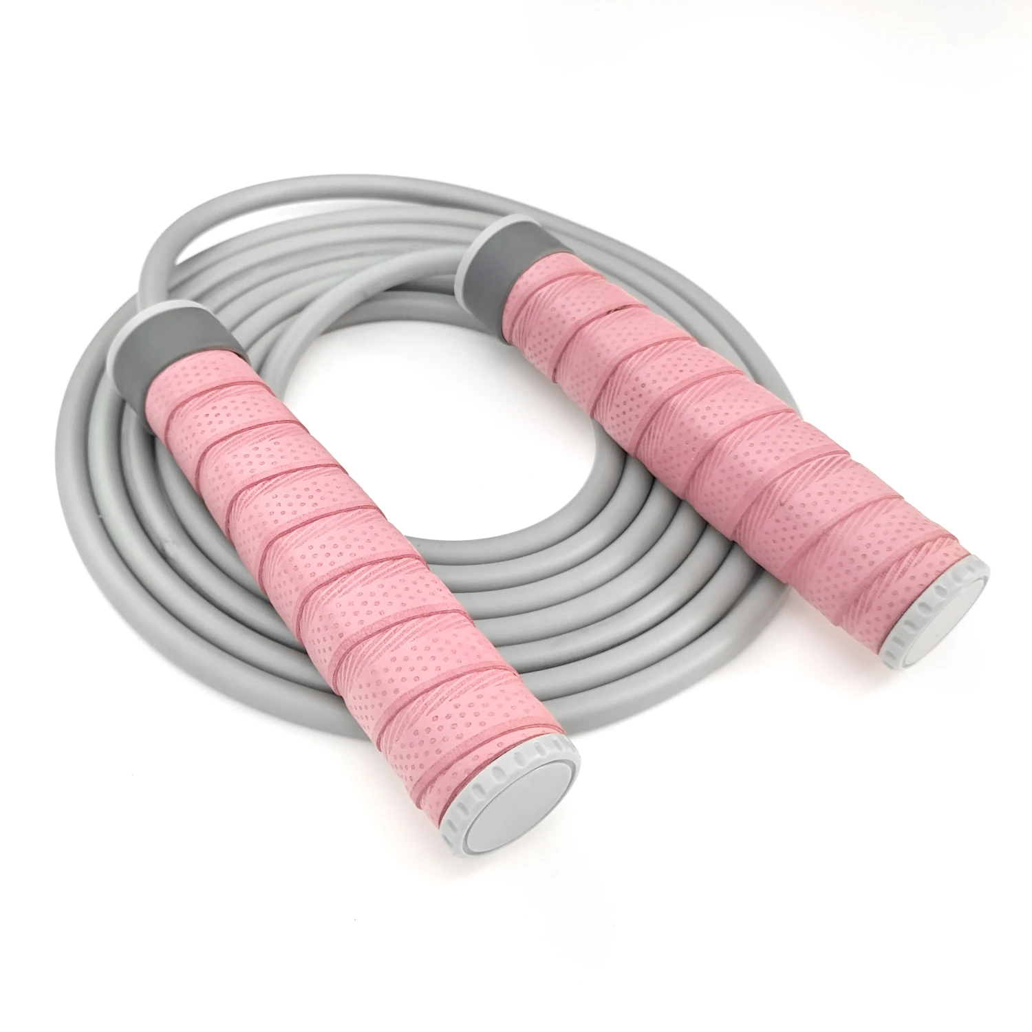 comfortable overgrip handle anti-slip PVC rope Wholesale Gym Custom Logo Adjustable weight skipping jump rope heavy weighted