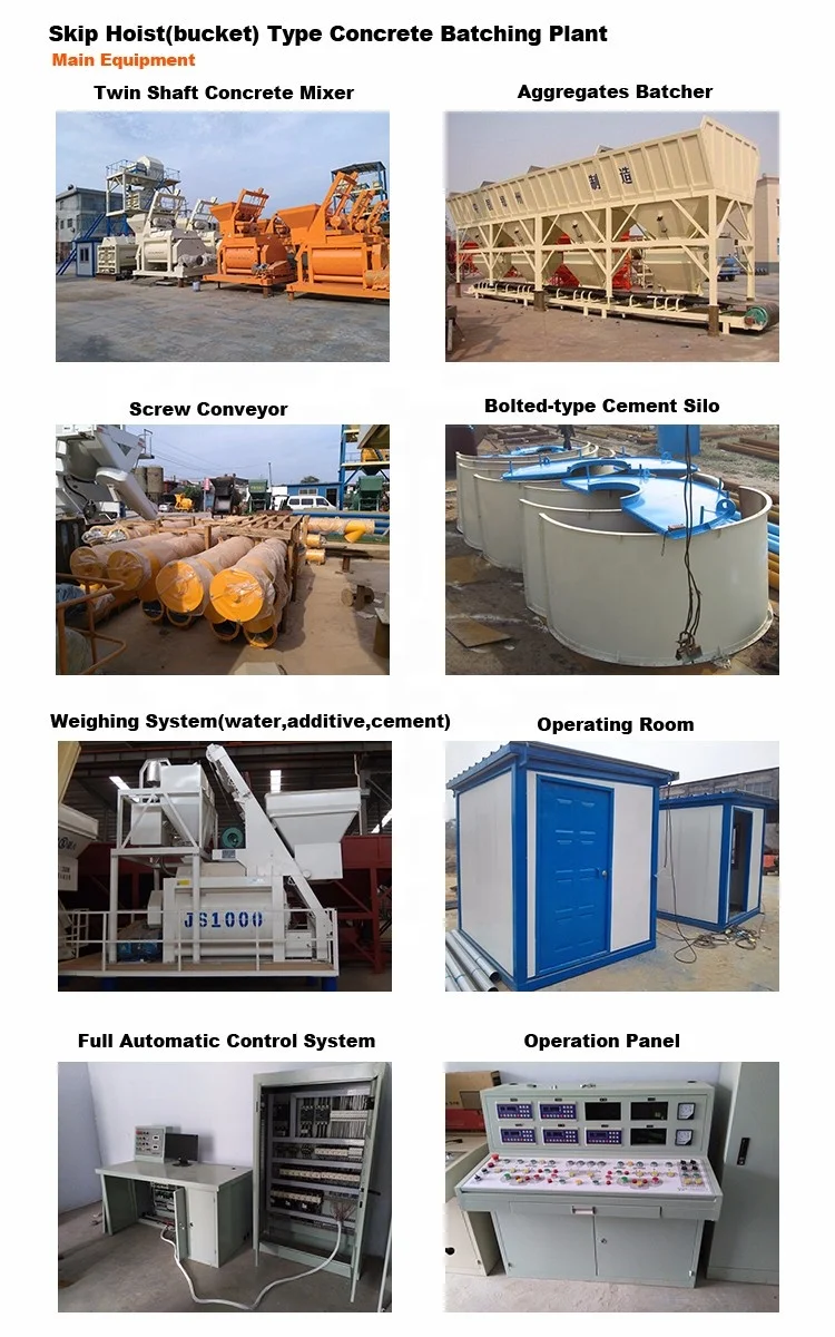 Factory direct sales HZS25 small mobile affordable concrete batching plant