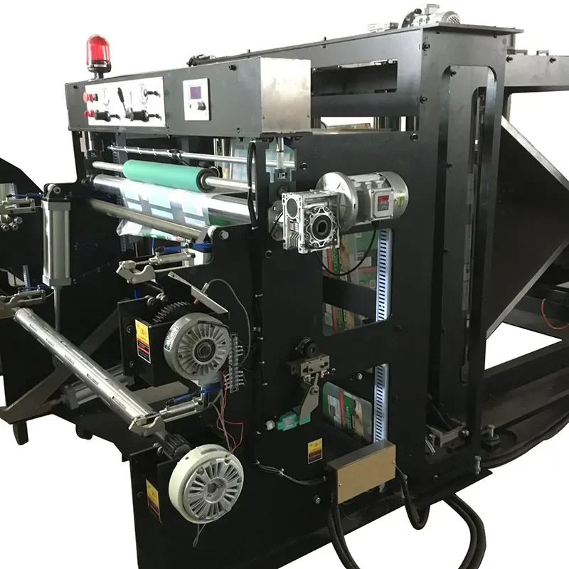 Three-side sealing with Zipper bag making machine zipper pouch making machine standing pouch bag making machine