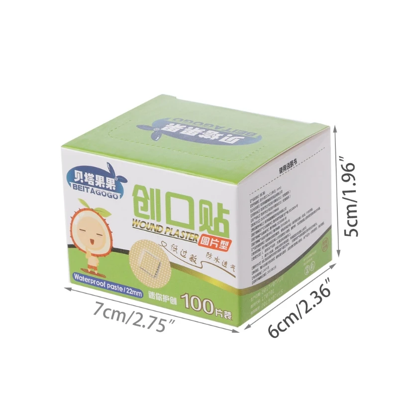 Health Care Waterproof Breathable Hypoallergenic 100 Band-Aids for children Patches