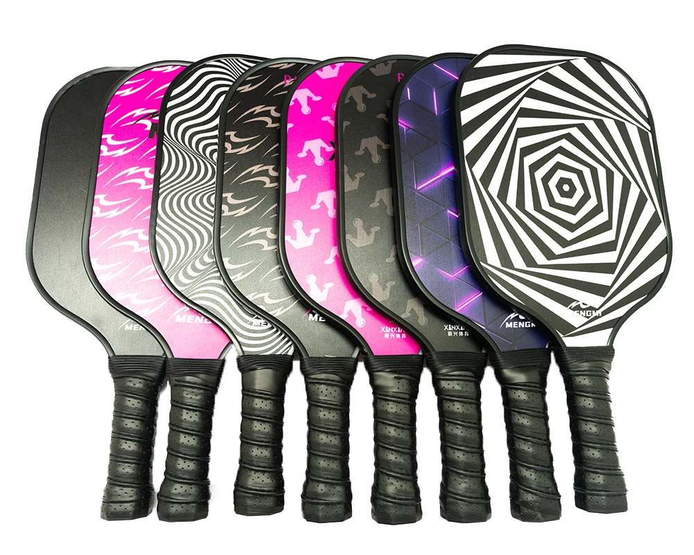 2024 Factory Wholesale USAPA Approved Custom Glass Fiber Pickleball Paddle Tape Rough Surface Honeycomb Core Pickleball Paddle