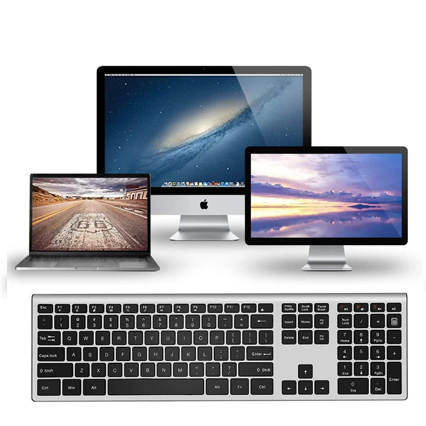 China Manufacturer Ergonomic Low Profile 2.4G Wireless Custom Computer Keyboard