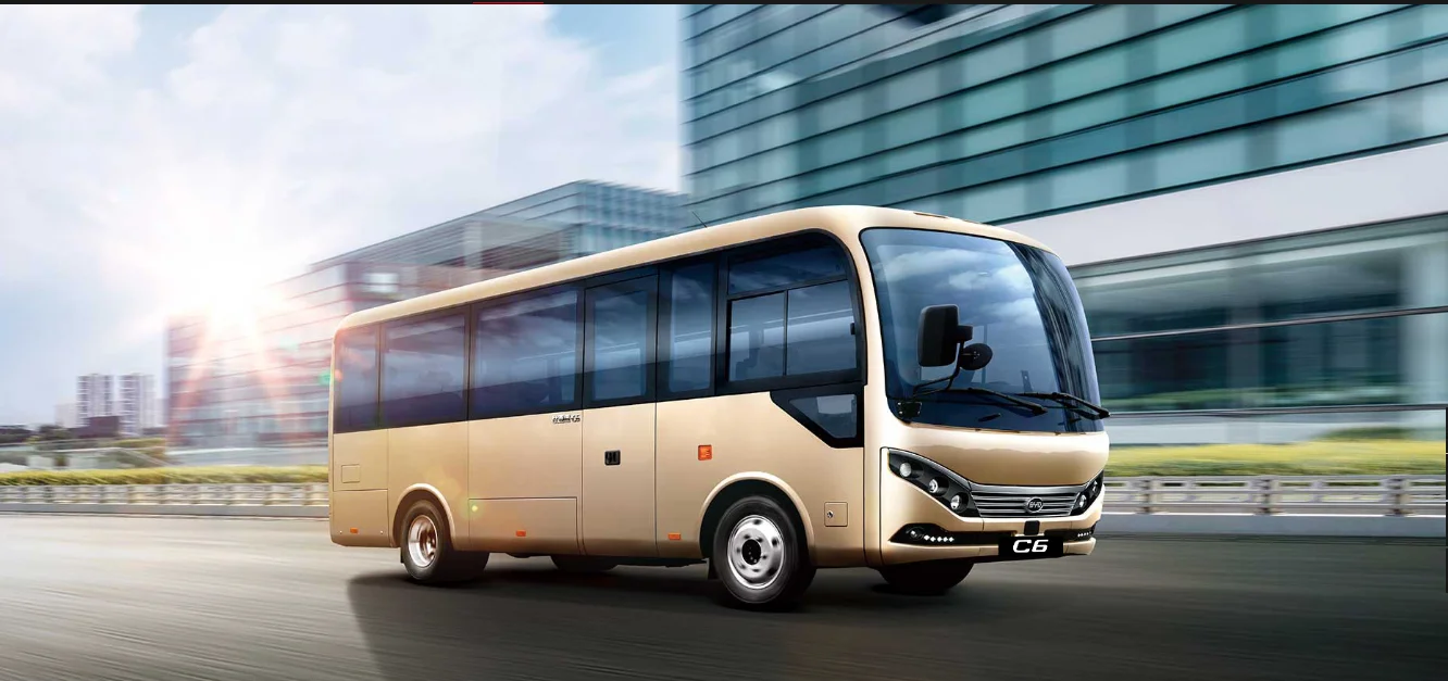 BYD C6 Bus solar electric car Left hand drive BYD C6 MPV high speed new cars battery electric vehicle smart electric bus