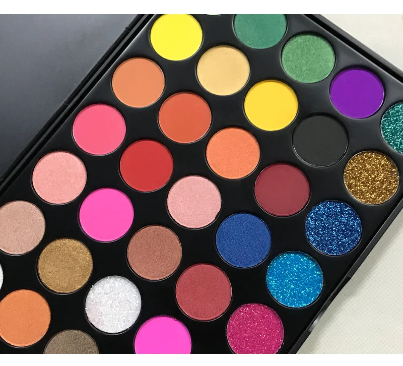 Wholesale  35 Colors  makeup palette mica sombras eye shadow palette eyeshadow pigments