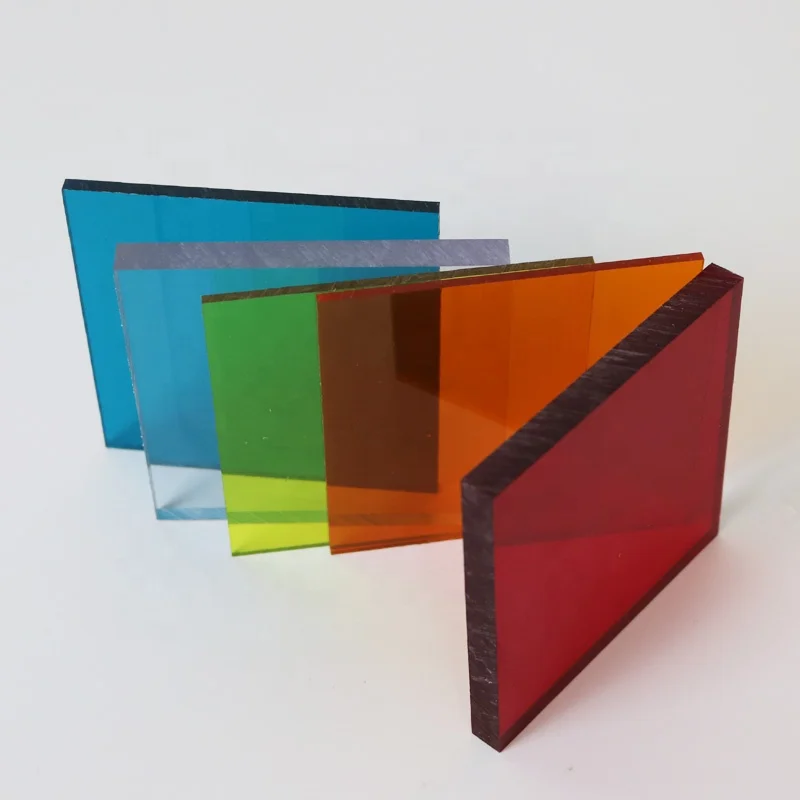 5mm 6mm Clear Greenhouse Roof Flat Polycarbonate Sheet Plastic Noise Barrier Solid Policarbonato Canopy Car Cover