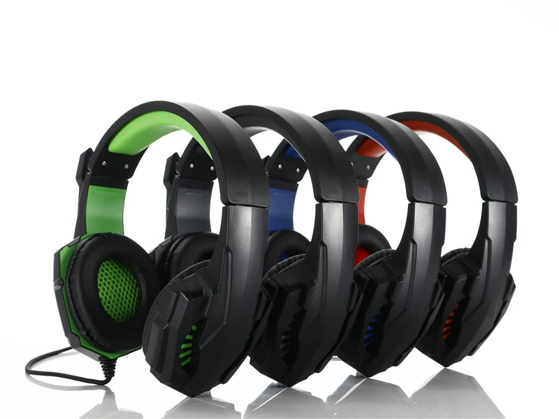 Wholesale Game headphones Gamer Headset PS4 Earphones PC With Mic Wired gaming Headphone