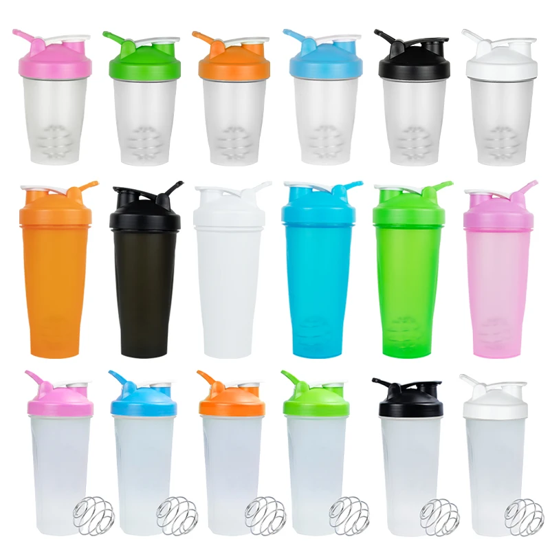 MKAS Wholesale Sport Protein Shaker Bottle Cups Plastic Custom Fitness Gym Water Bottle Shaker
