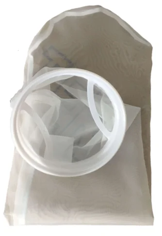 2022 Hot Sale 0.5 to 800 micron Plastic ring Nylon water liquid filter bag or filter sock