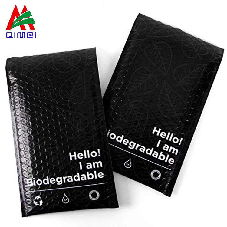 Hot selling Christmas wrapping 100% Biodegradable Bubble Mailers Padded Envelopes shipping bags