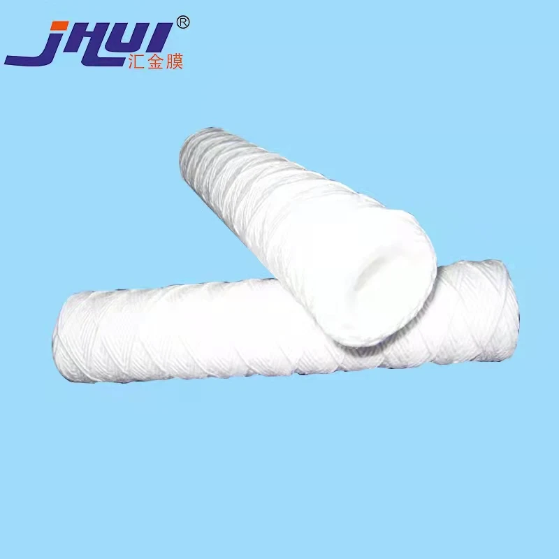 Sewage purification plant purify block 40 inch 5 micron PP yarn string wound cartridge filter