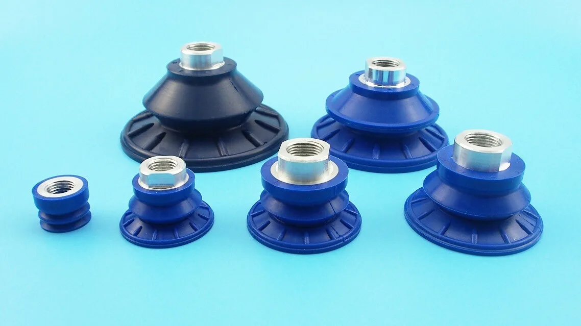 NBR Blue bellows vacuum suction cup SAB 30 NBR-60 G1/4-IG for steel plate