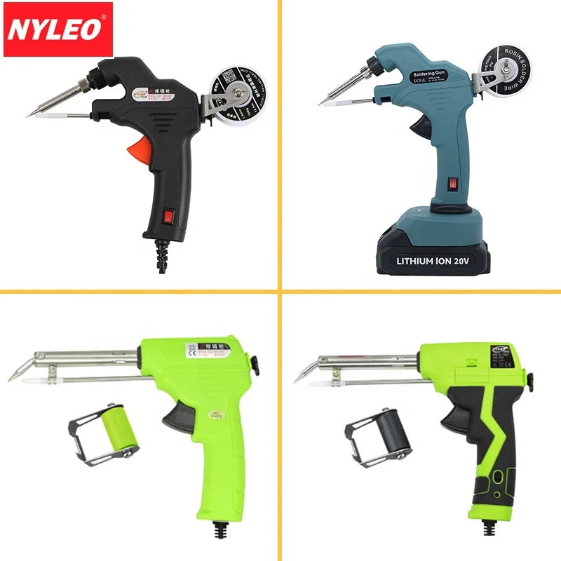 220V  Automatically Send Tin soldering iron gun 60W electric soldering irons kit  for welding circuit board