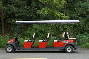 Manufacturer direct selling battery 8 - seater golf cart  club cars with CE for resort park tourism