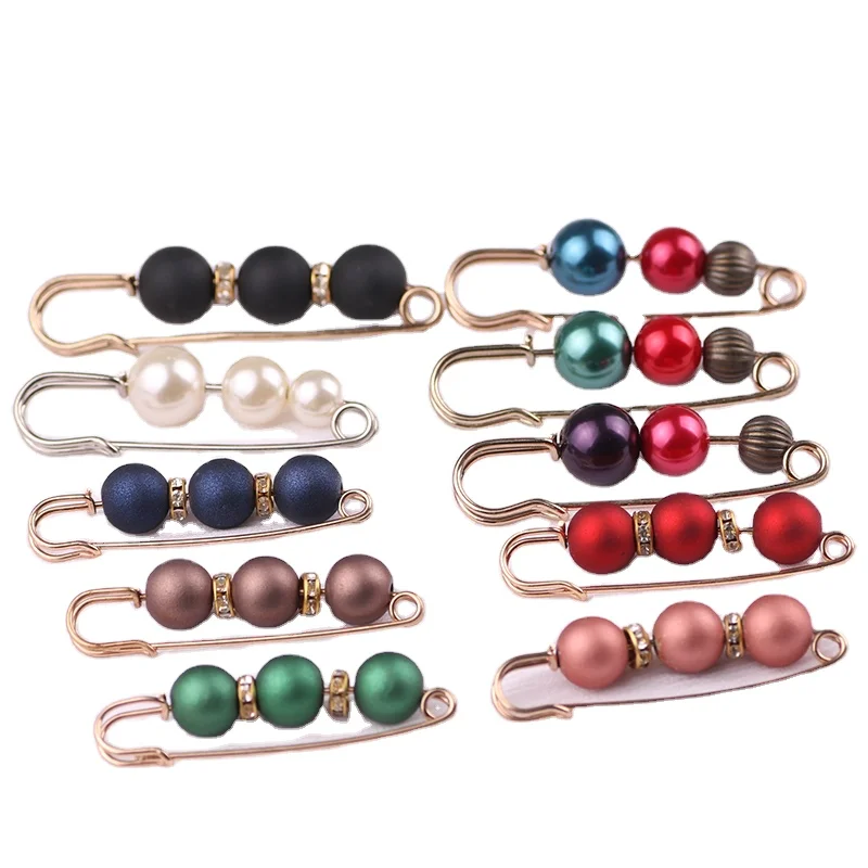 No Loop Mairaculous Pin Gold Silver Plated Small Enamel Muslim Islamic Allah Mashallah Safety Baby Brooch Pins For Hijab Scarf