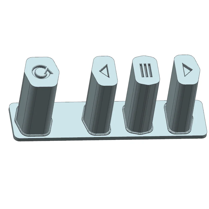 custom made silicone keypad