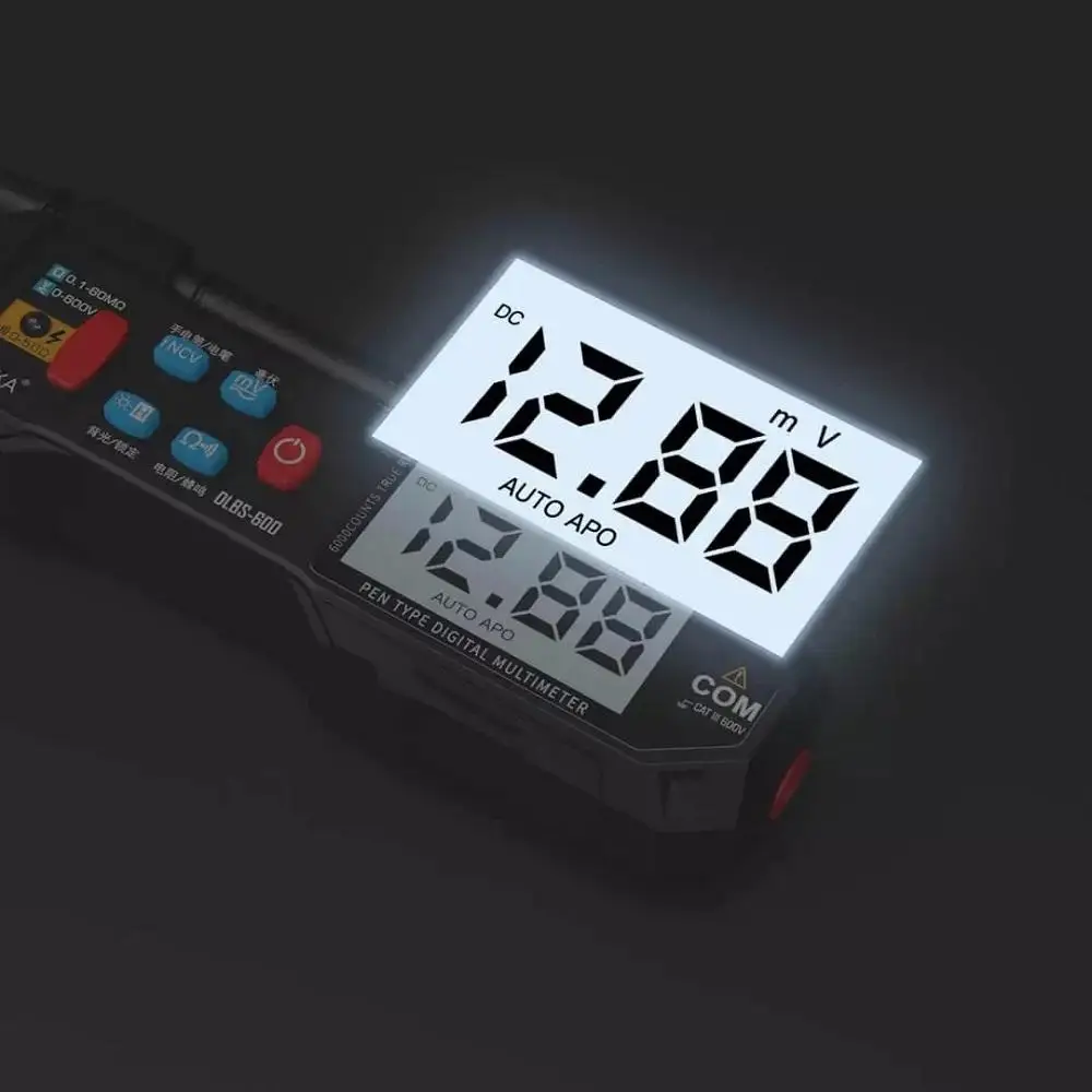 DUKA DLBS-600 LCD Digital Multimeter Pen Sound Light Screen Alarm Non-contact Detection Tester Meter High Precision Multimeter