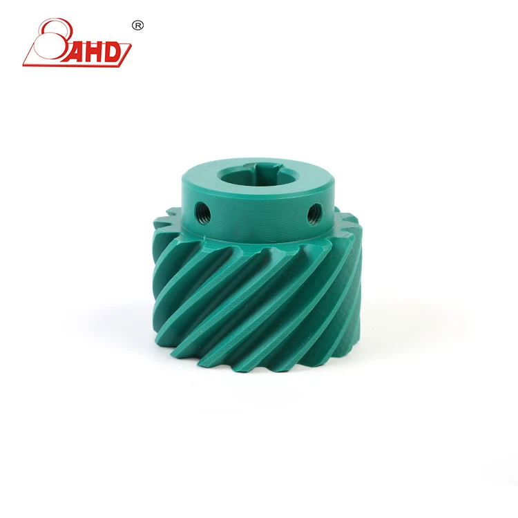 Wear-resistant and high-temperature nylon pom peek plastic gears for agricultural and industrial machinery with CNC machining