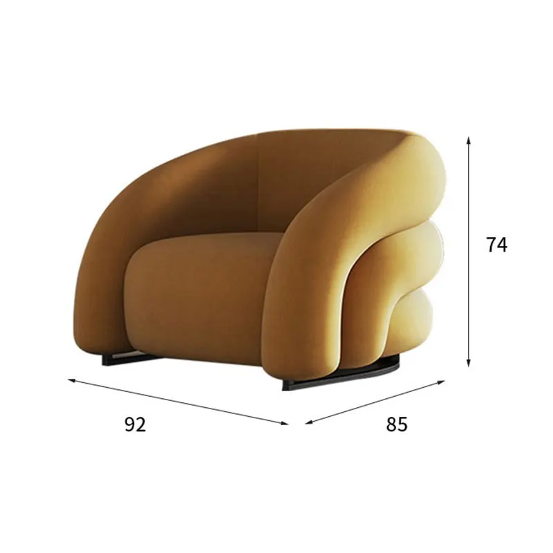 Лидер продаж, современная мягкая Роскошная гостиная, Одноместный подлокотник, диван-стулья, мебель