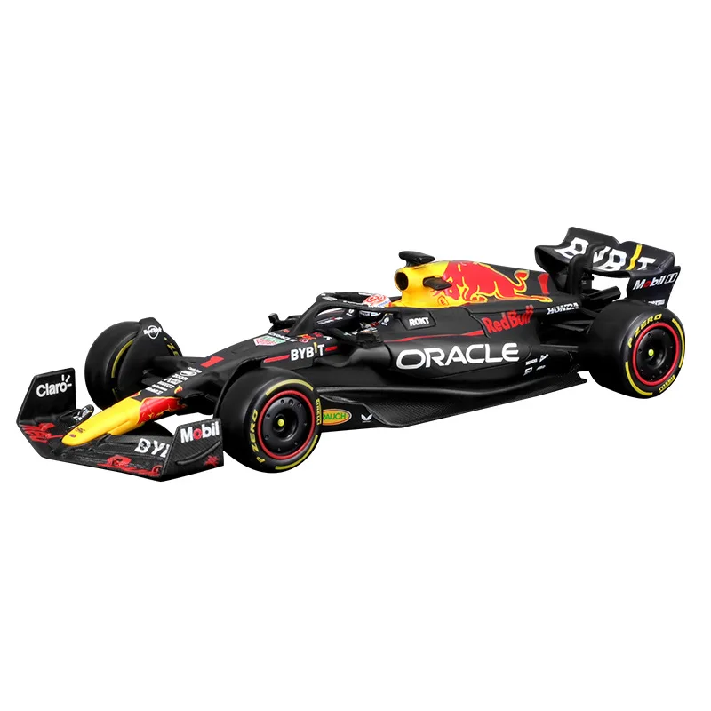 Новый 1:43 Bburago RB19 Red Bull F1 гоночный автомобиль статическая симуляция литая из сплава Модель автомобиля для детей Подарочная коллекция
