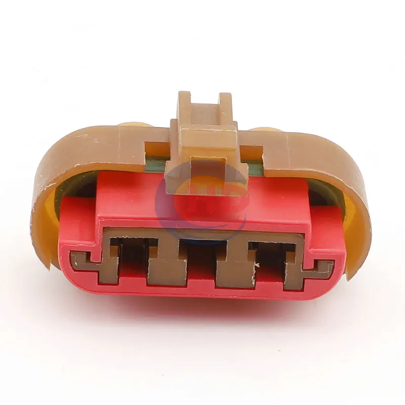 3 Way 4938402-1 Auto Engine Cooling Fan Motor Plug Connector Socket With Terminal Block  Wire Harness For GM PT1853