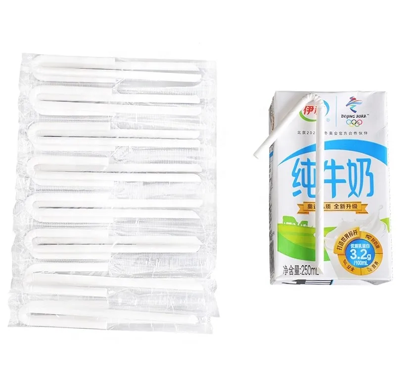 Gaoda 2022 milk straw Box milk juice bag straw packing machine Factory Supply U-shape straw packing machine Made In China