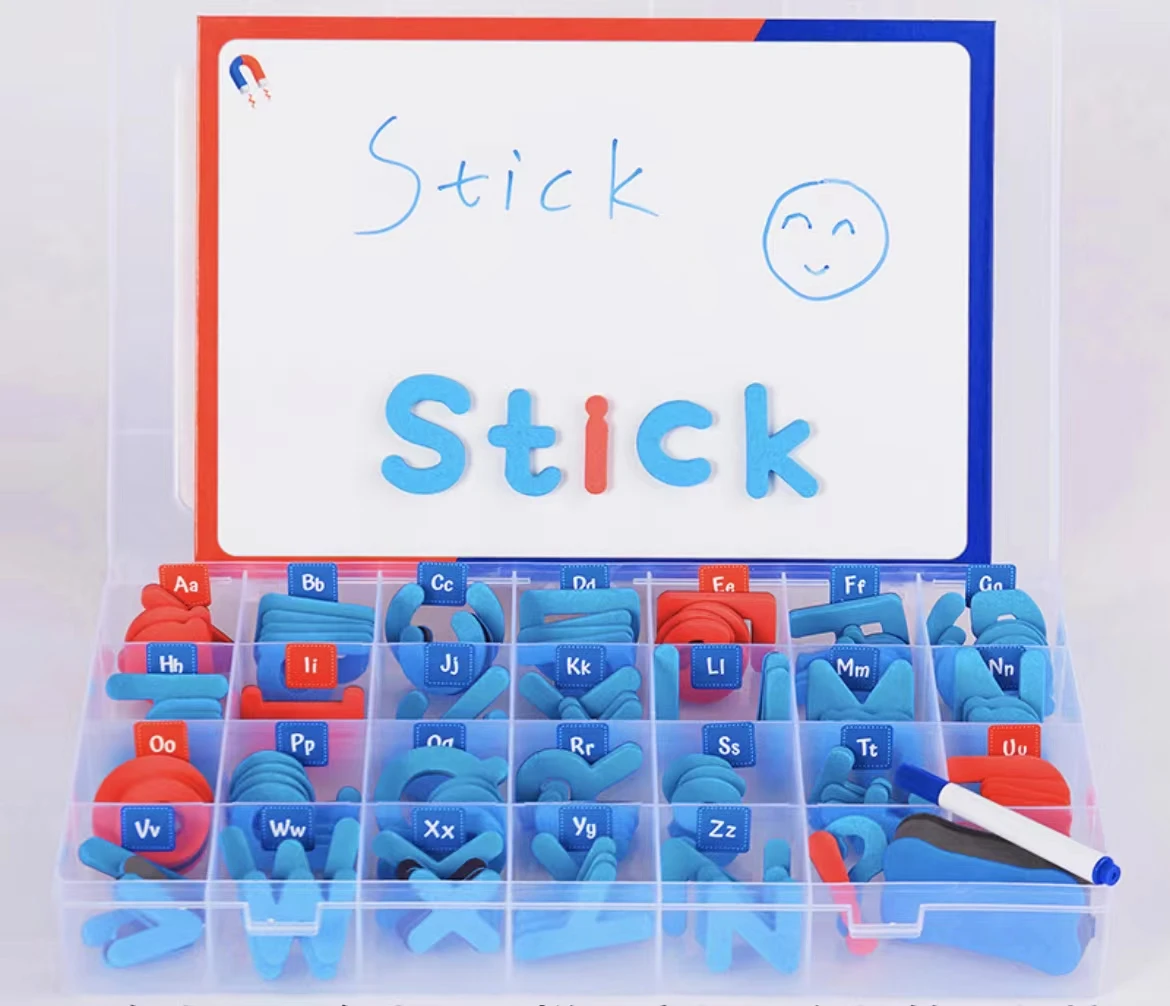 Custom Baby Toys Educational Classroom EVA Decorative Arabic Magnetic Letters Set for Kids Toys