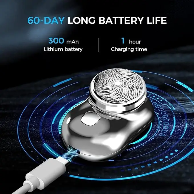 IPX7 Cheap Wholesale Mini Men Shaver Pocket Travel Car Removable Washable Electric Beard Razor Shaving