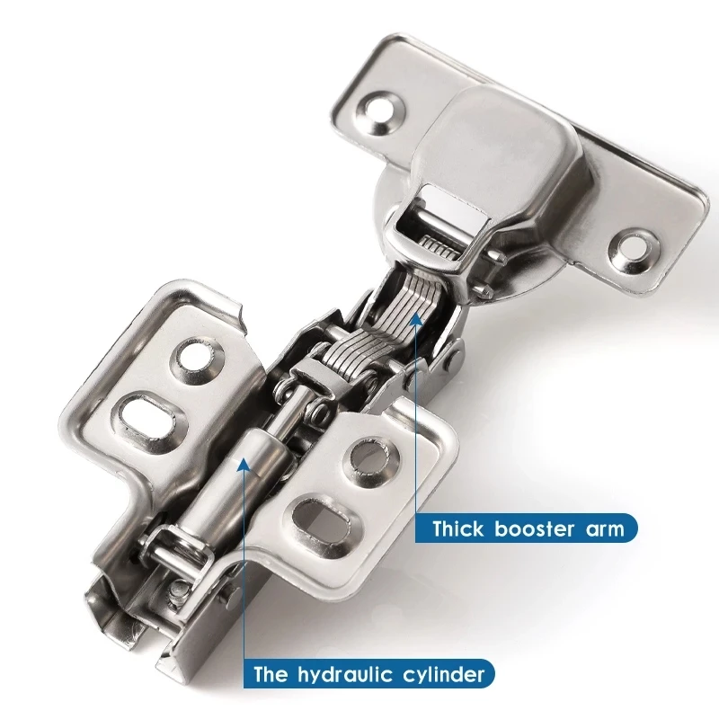 Kitchen Soft Close Door Hinge Shock Absorber For Furniture Cabinet Buffer Closer Furniture Hardware iron Hydraulic Hinge