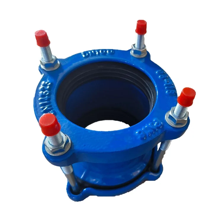 SYI Pipe Joint Easy To Install Ductile Iron Universal Flexible Coupling For PVC Pipe