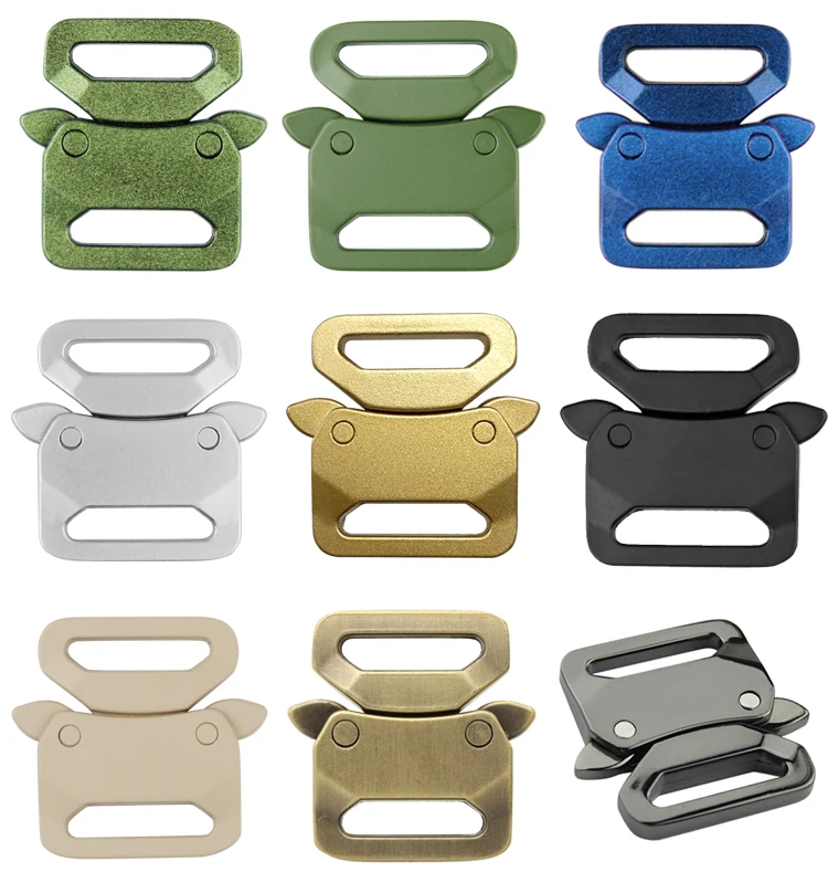 1 inch Metal Buckle Paracord Bracelet Buckles 25mm Quick Side Release Buckle Diy Necklace Bag Accessories