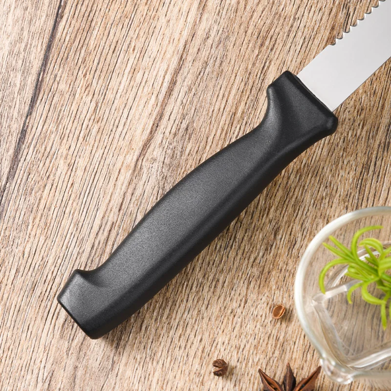 Factory Best Selling  4.5' Serrated Edge Blade Steak Table Knife Set for Cutting Beef Chicken Cutlet Vegetables