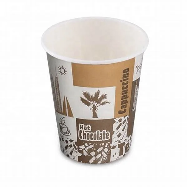 HeePACK Custom cheap 8oz vasos de papel para con tapa cafe coffee insulation single triple wall biodegradable recycled paper cup