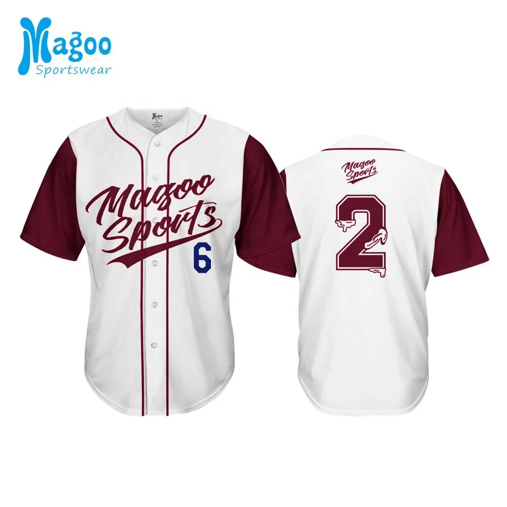 Customized sublimated best college vintage white baseball jersey uniform