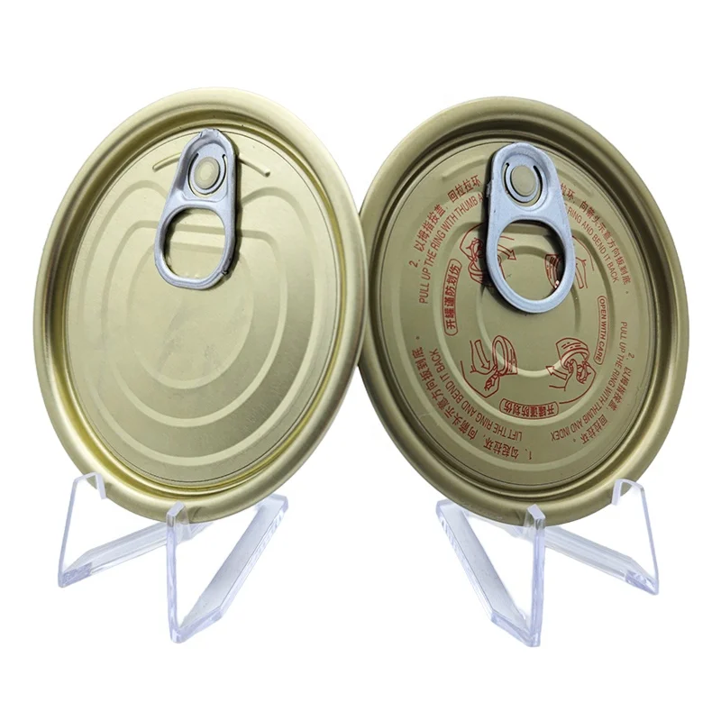 Tinplate Easy Open End EOE with Ring Pull Can Lid Custom for CANS