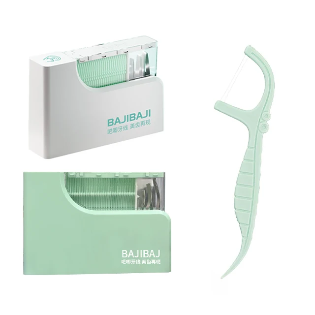 Custom Logo Innovative Products 2024 Electronic Smart One Touch Floss Device for Dental Floss Picks