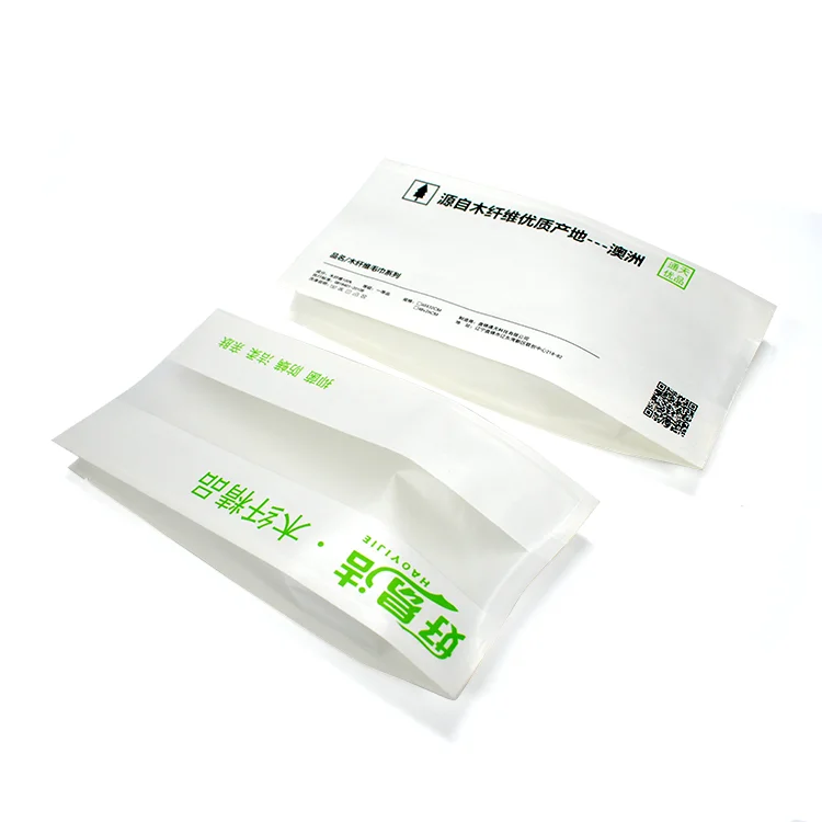Eco Friendly Durable Zipper Snack Paper Popsicle Tea Bags Kraft Resealable Biodegradable Packaging for Food